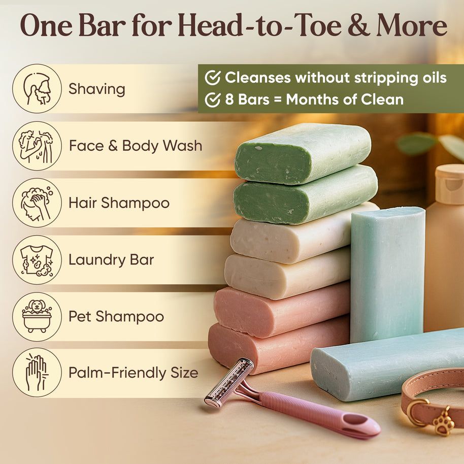 Amish Farms® Tin Tub Soap - 8-Bar Value Pack